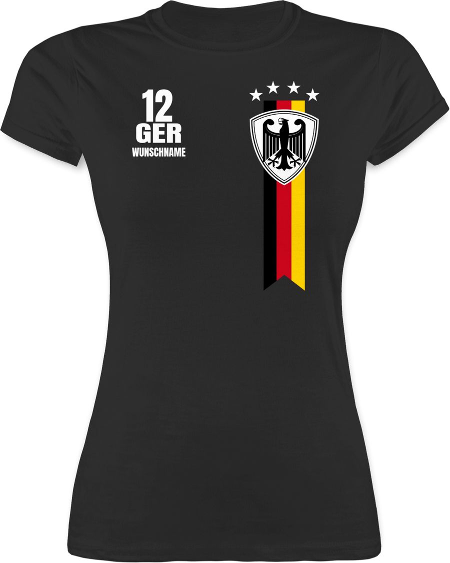 Shirtracer Germany WM Fan-Shirt Deutschland: Tshirt Gym Bag Shirtracer