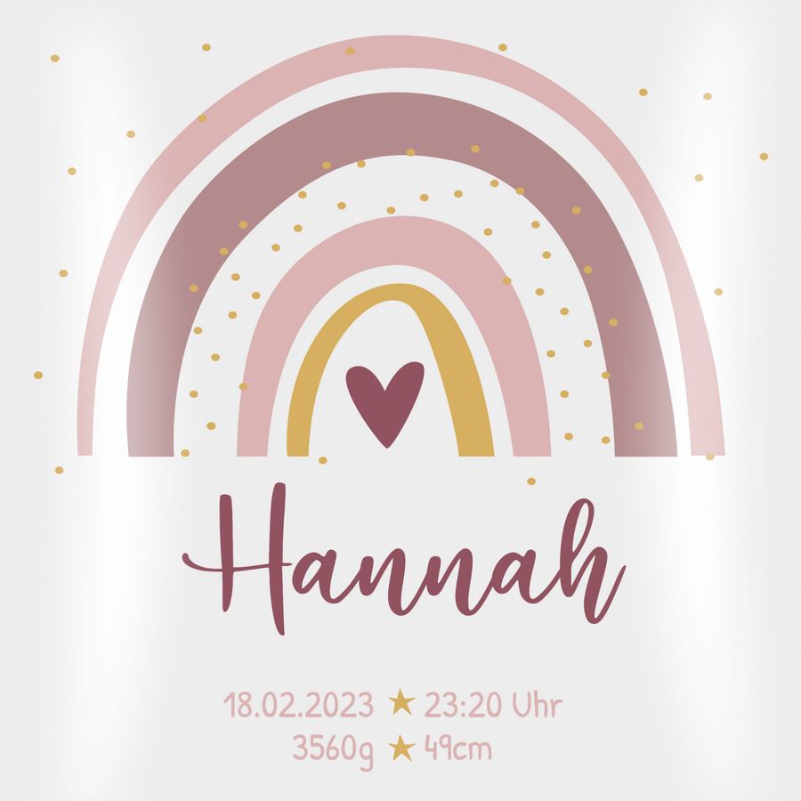 Shirtracer Geschenk Boho Regenbogen Mit Name Geschenke Geburt Shirts & Mehr Shirtracer