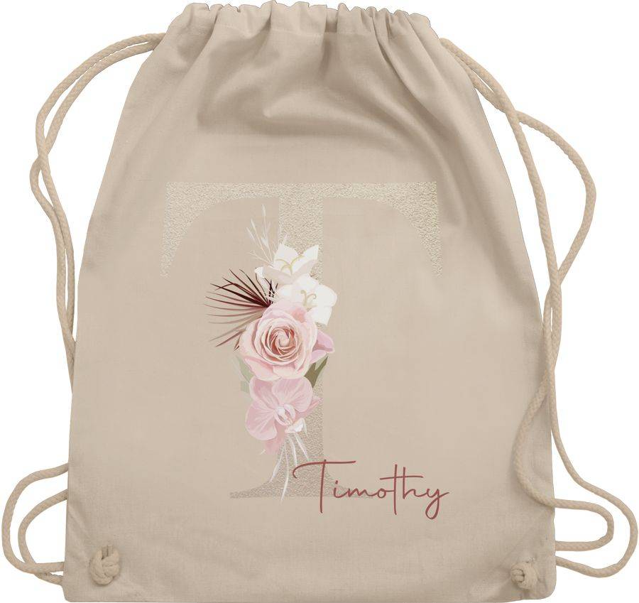 Shirtracer Geschenk personalisiert mit Namen Geschenkideen Anfangsbuchstabe Name Shirts & Shirtracer