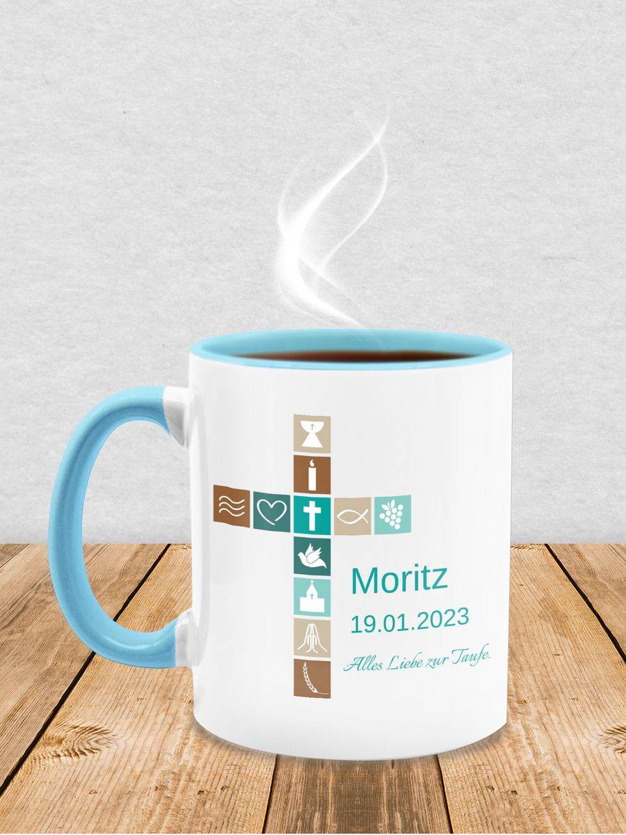 Shirtracer Geschenk Taufe Konfirmation Firmung: Tshirt Rucksack Shirtracer