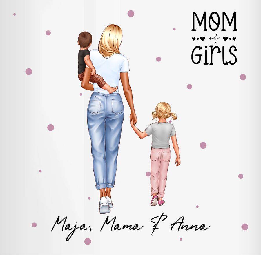 Shirtracer Geschenk Von Kindern Für Mama I Mutter Tochter Sohn Shirts & Mehr Shirtracer