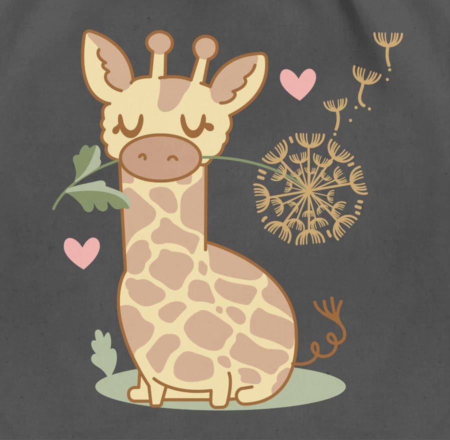 Shirtracer Giraffe Mit Pusteblume Shirts & Mehr Shirtracer