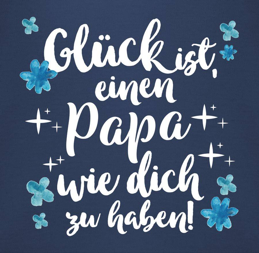 Shirtracer Glück Ist, Einen Papa Wie Dich Zu Haben! - Weiß: Tshirt Rucksack Shirtracer