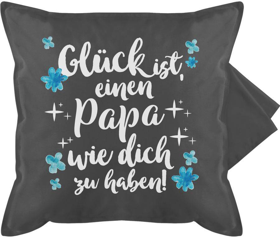 Shirtracer Glück ist, einen Papa wie dich zu haben! - weiß: Tshirt Rucksack Shirtracer