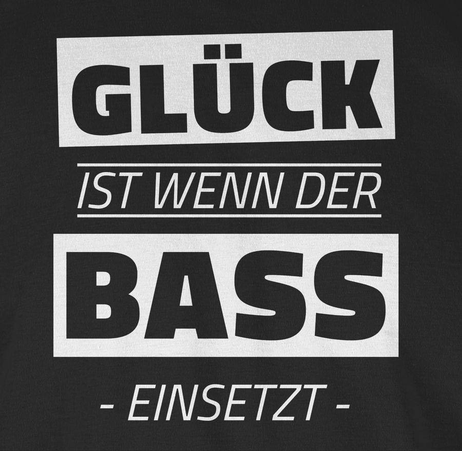 Shirtracer Glück Ist Wenn Der Bass Einsetzt: Tshirt Rucksack Shirtracer