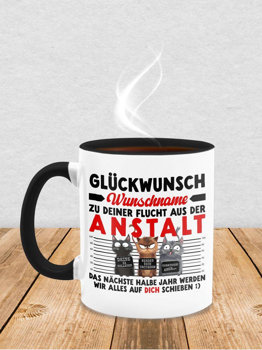 Shirtracer Glückwunsch Zu Deiner Flucht Aus Der Anstalt Abschiedsgeschenk Kollegen Abschiedsgeschenke Für Kollegen Geschenk Zur Verabschiedung Kollegen Shirtracer
