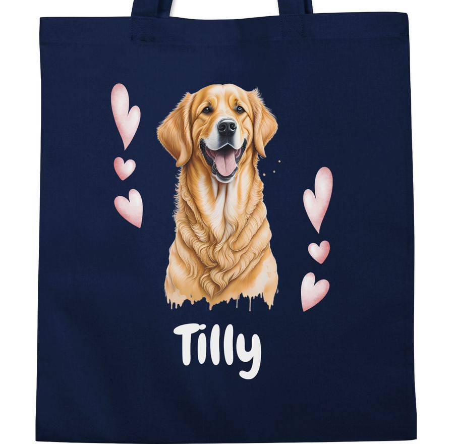 Shirtracer Golden Retriever - Hundebesitzern Geschenk: T-Shirt Rucksack Shirtracer