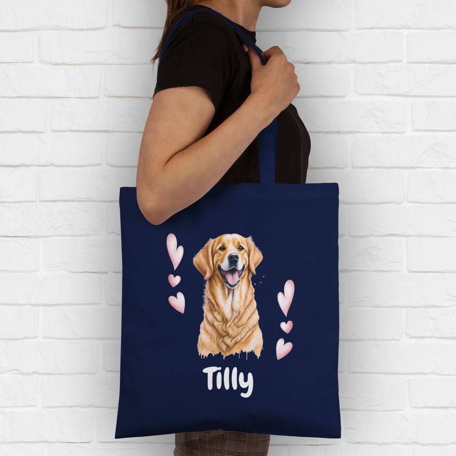 Shirtracer Golden Retriever - Hundebesitzern Geschenk: T-Shirt Rucksack Shirtracer