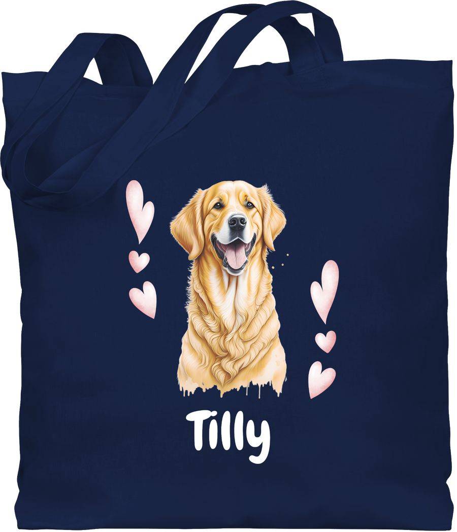 Shirtracer Golden Retriever - Hundebesitzern Geschenk: T-Shirt Rucksack Shirtracer