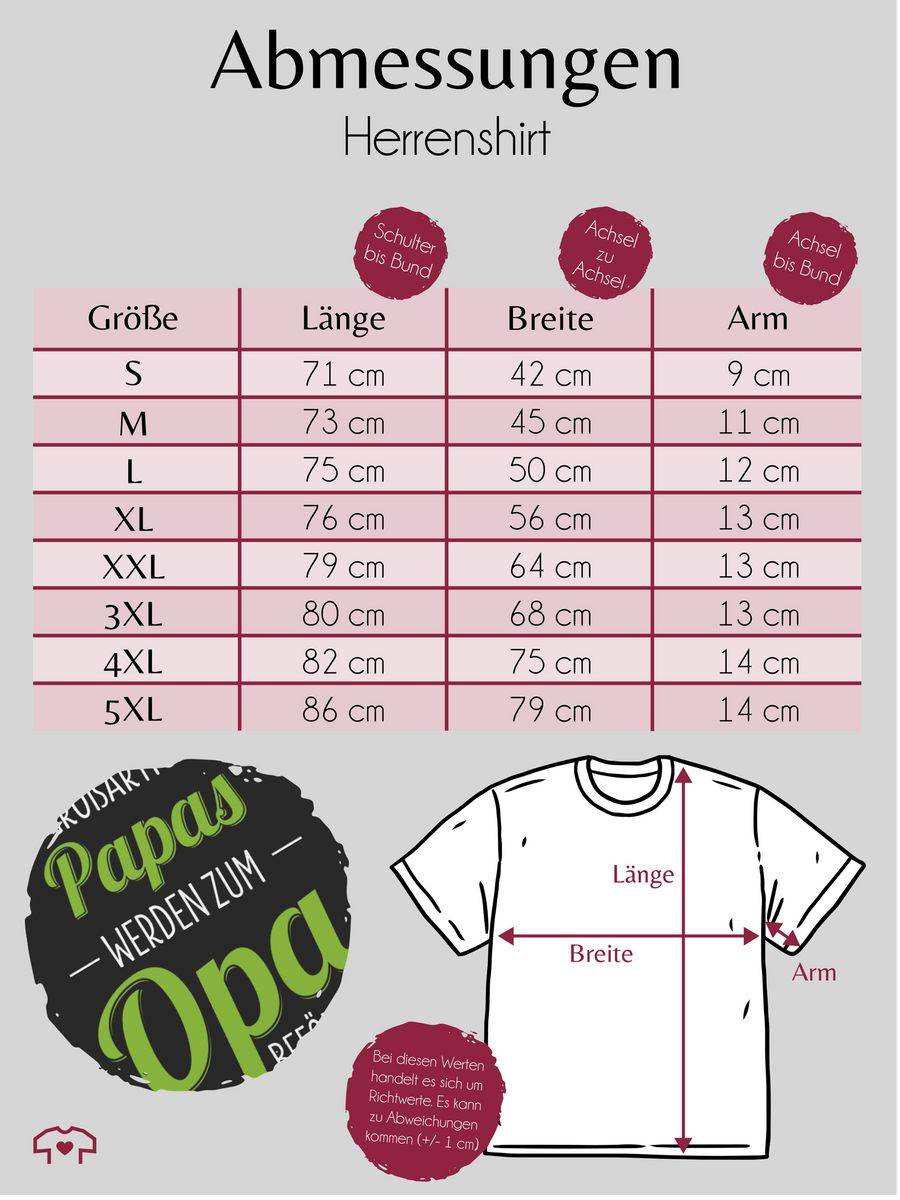 Shirtracer Großartige Papas Werden Zum Opa Befördert Shirts & Mehr Shirtracer