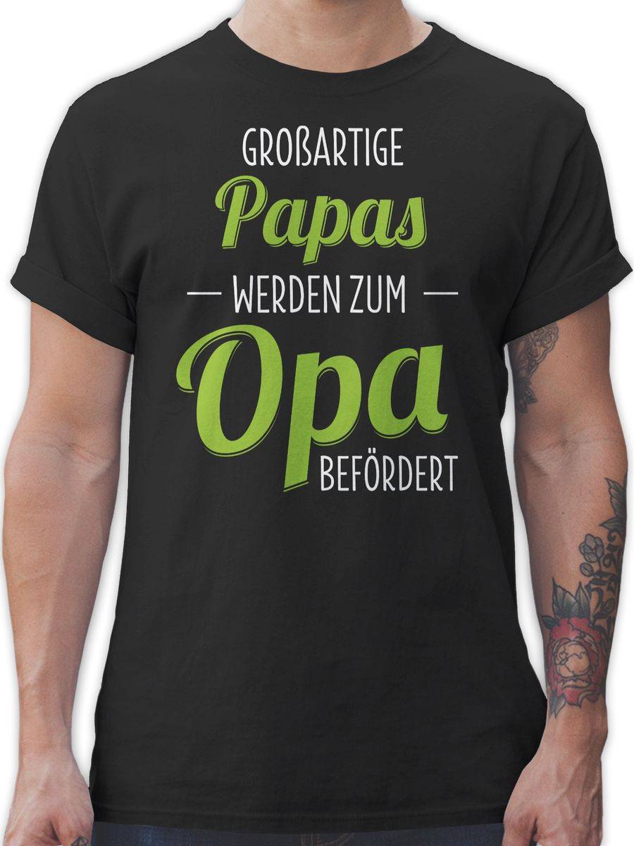 Shirtracer Großartige Papas werden zum Opa befördert Shirts & Mehr Shirtracer