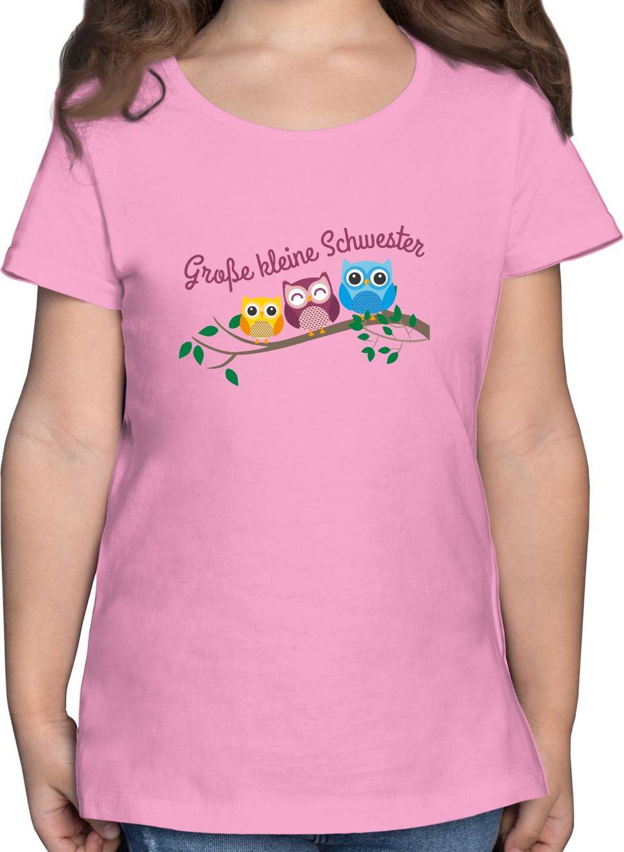 Shirtracer Große kleine Schwester süße Eulen Shirts & Mehr Shirtracer