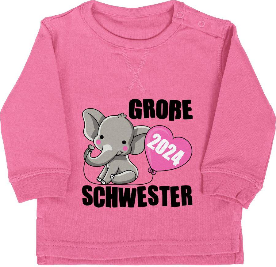 Shirtracer Große Schwester 2024 I: Tshirt Turnbeutel Shirtracer