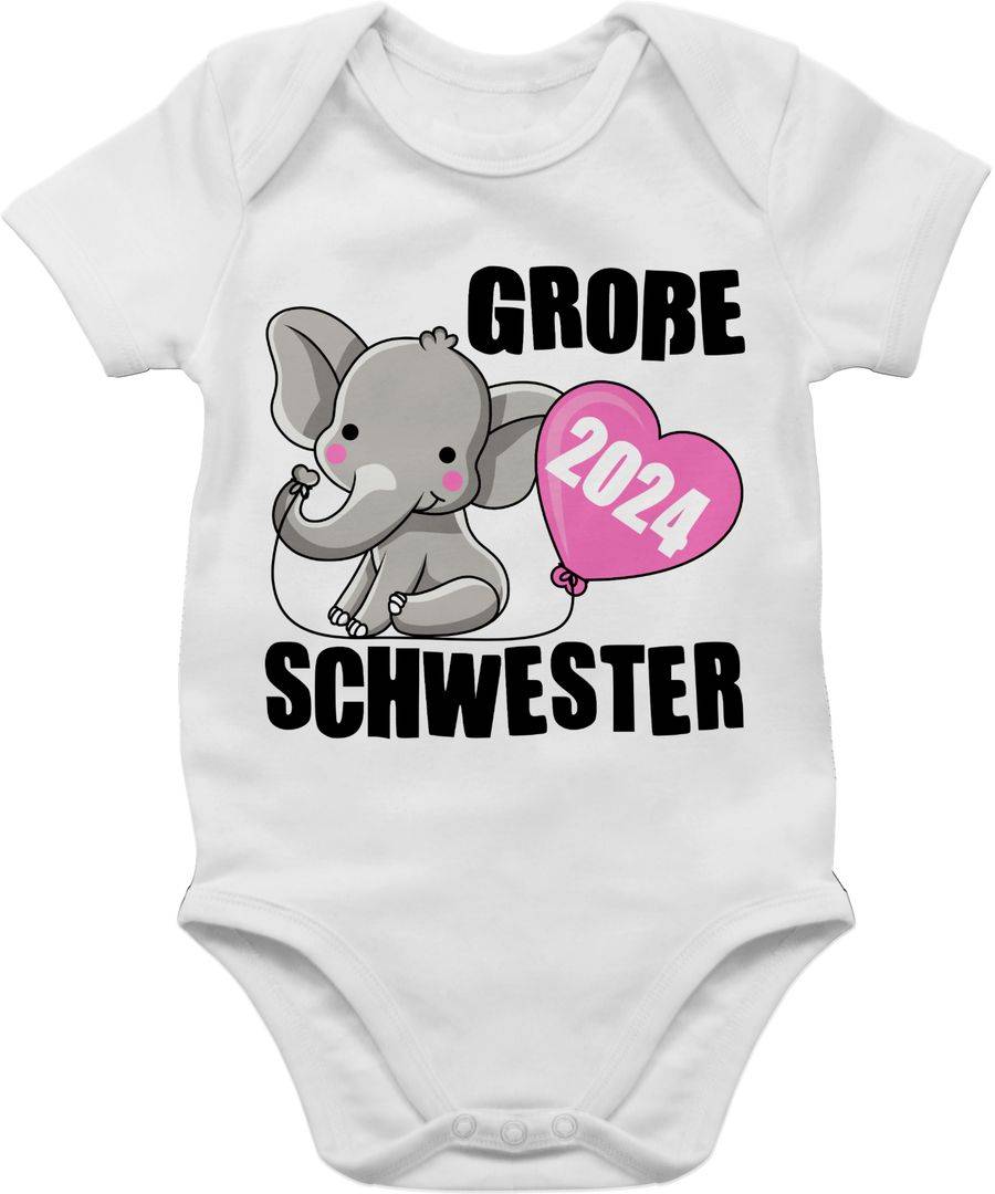 Shirtracer Große Schwester 2024 I: Tshirt Turnbeutel Shirtracer