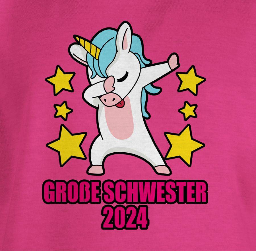 Shirtracer Große Schwester 2024 Mit Dabbendem Einhorn Shirts & Mehr Shirtracer