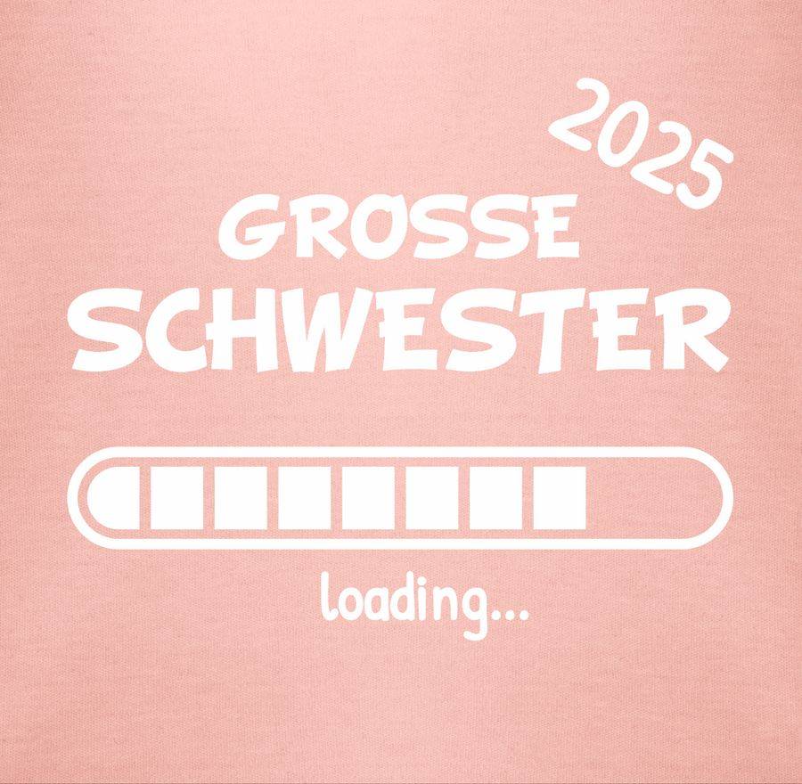 Shirtracer Große Schwester 2025 Loading: T-Shirt Turnbeutel Shirtracer