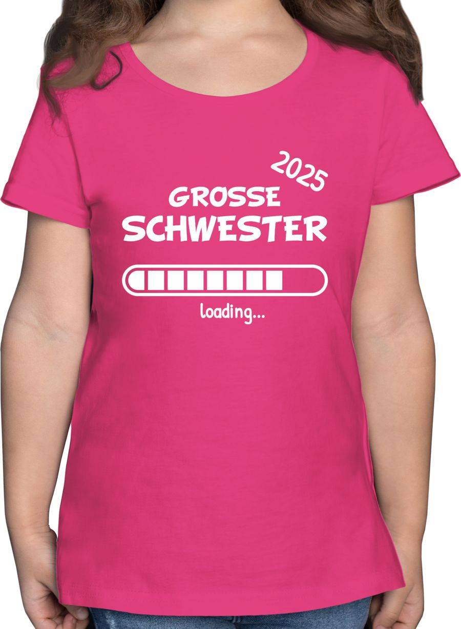 Shirtracer Große Schwester 2025 loading: T-Shirt Turnbeutel Shirtracer