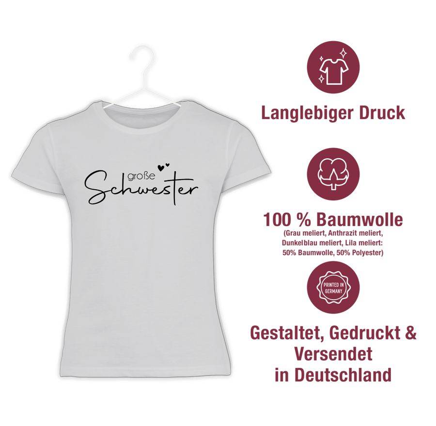 Shirtracer Große Schwester - Big Sister Shirts & Mehr Shirtracer