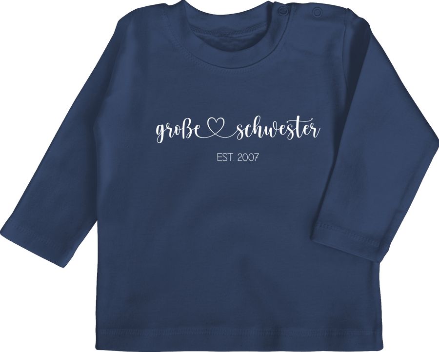 Shirtracer Große Schwester est - Ich werde große Schwester Geschenk - Jahreszahl Shirts & Shirtracer