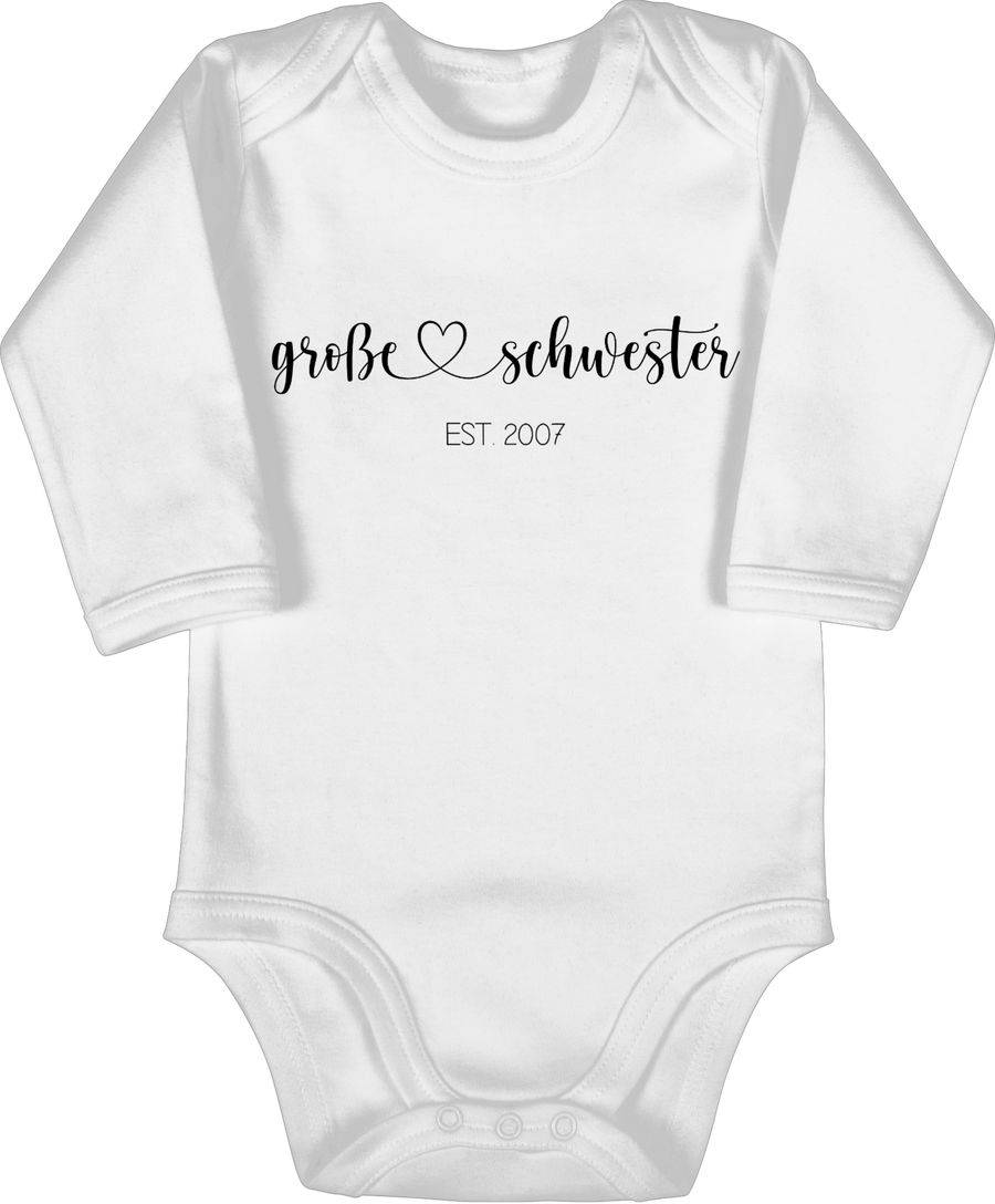 Shirtracer Große Schwester est - Ich werde große Schwester Geschenk - Jahreszahl: Tshirt Gy Shirtracer