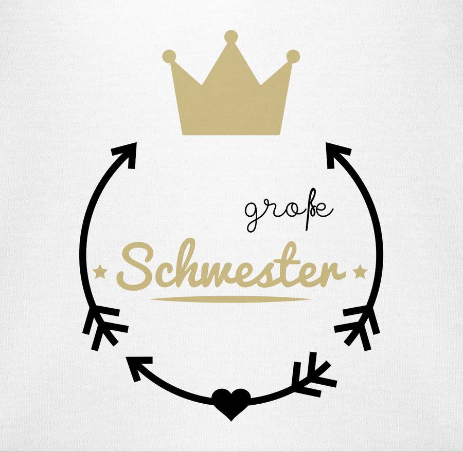 Shirtracer Große Schwester - Krone Shirts & Mehr Shirtracer