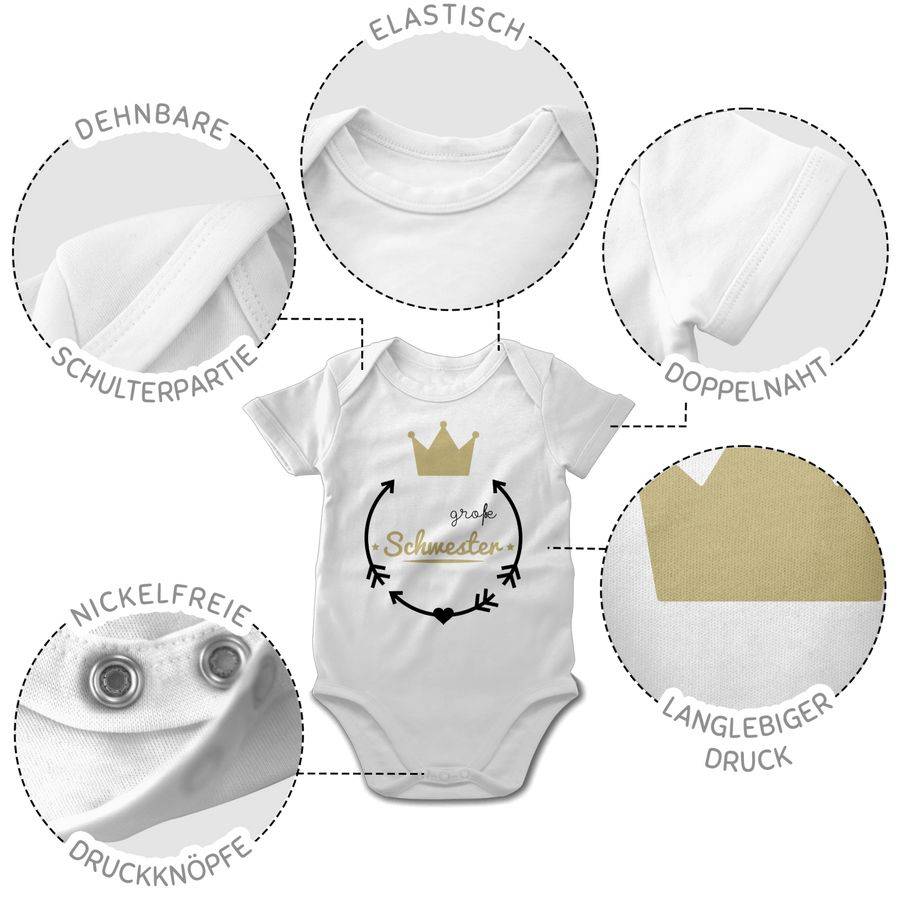 Shirtracer Große Schwester - Krone Shirts & Mehr Shirtracer