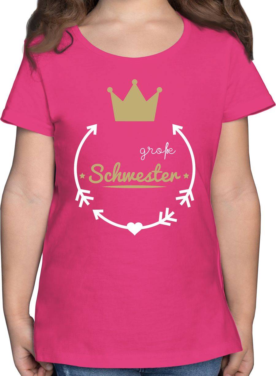Shirtracer Große Schwester - Krone - Weiss: T-Shirt Gym Bag Shirtracer