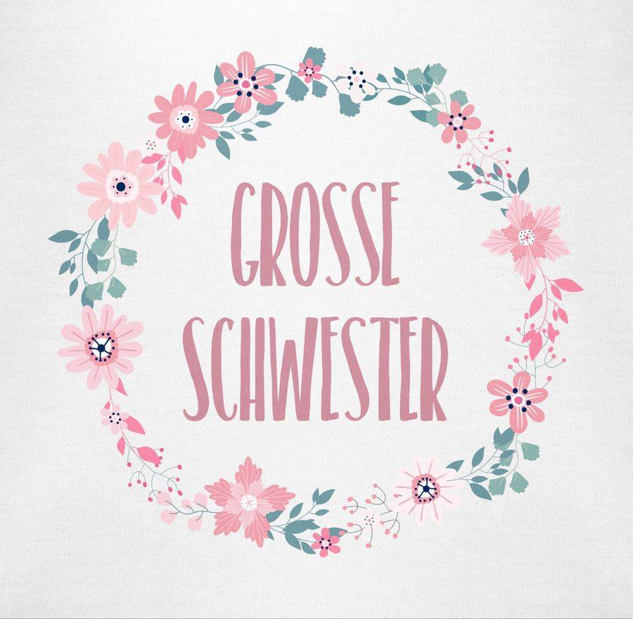 Shirtracer Große Schwester - Schwesterherz: T-Shirt Rucksack Shirtracer