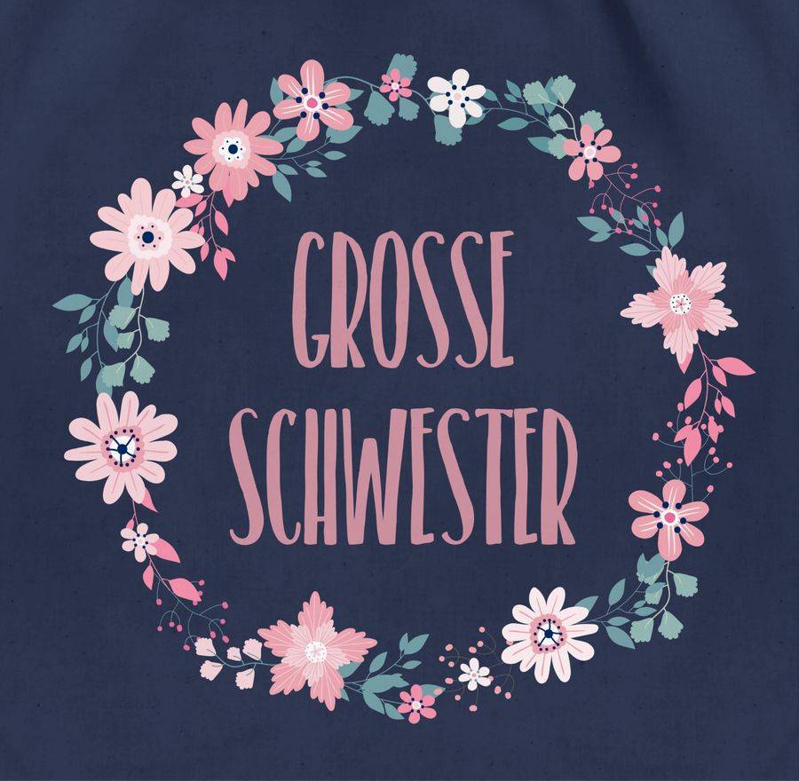 Shirtracer Große Schwester - Schwesterherz: T-Shirt Rucksack Shirtracer