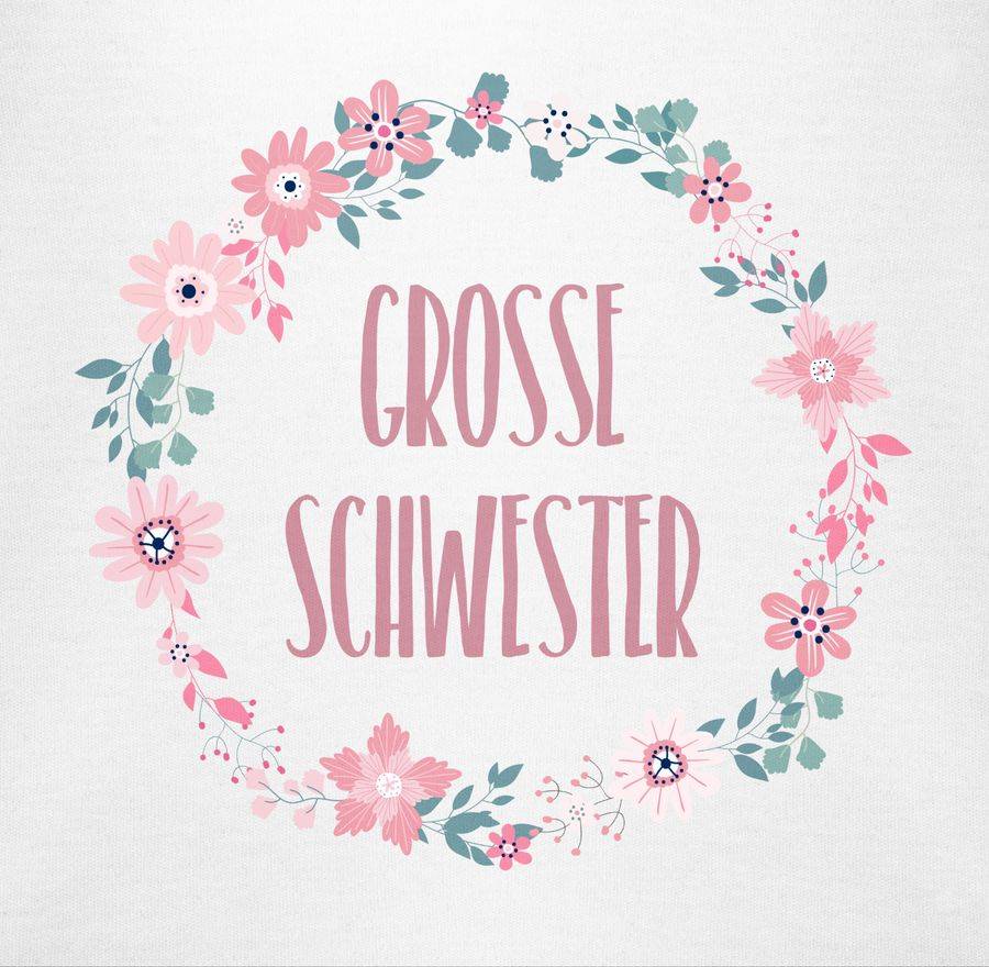 Shirtracer Große Schwester - Schwesterherz: T-Shirt Rucksack Shirtracer