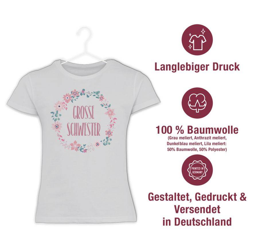Shirtracer Große Schwester - Schwesterherz: T-Shirt Rucksack Shirtracer