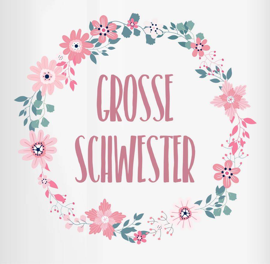 Shirtracer Große Schwester - Schwesterherz: T-Shirt Rucksack Shirtracer