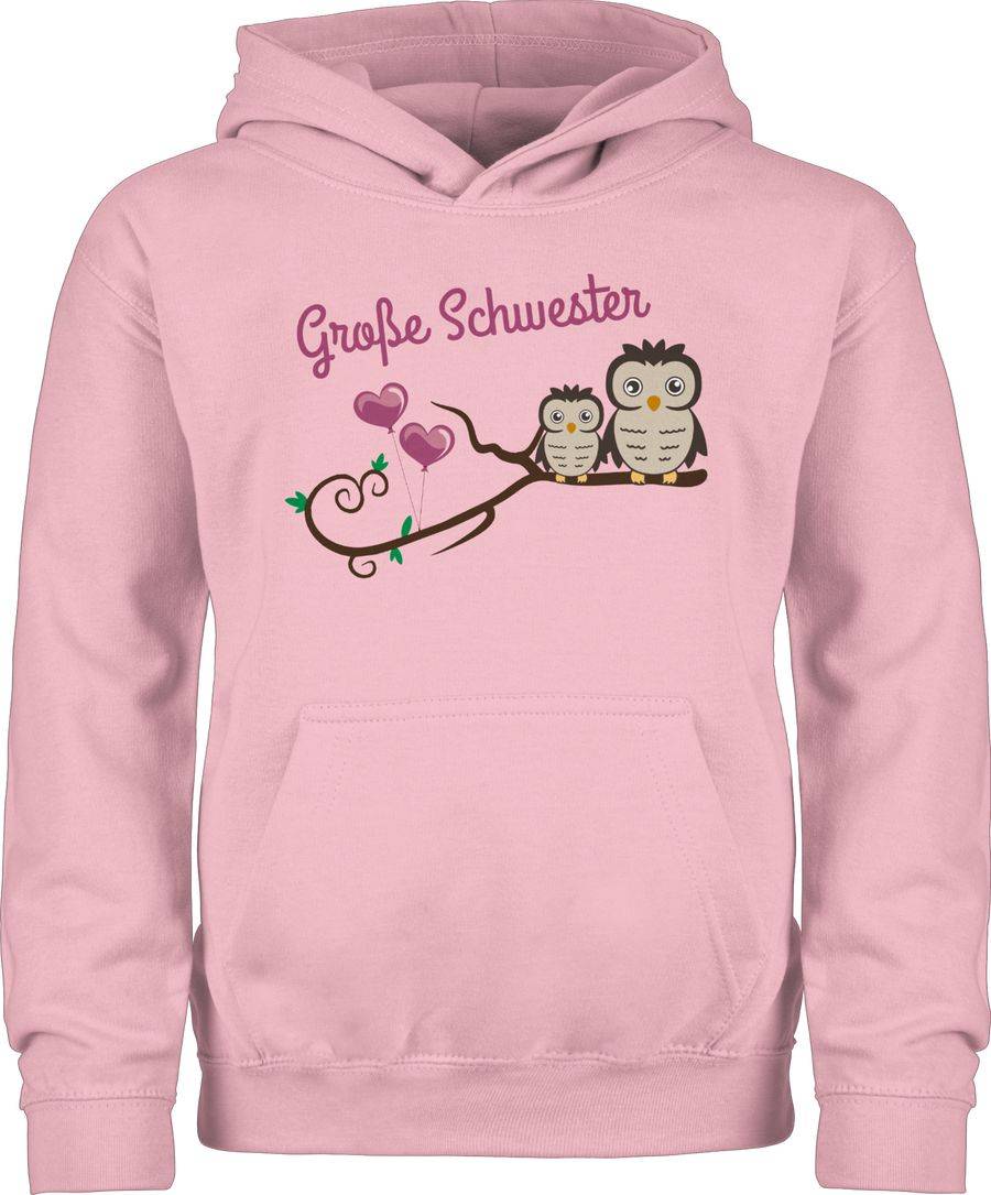 Shirtracer Große Schwester süße Eulen Shirts & Mehr Shirtracer