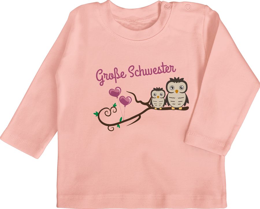 Shirtracer Große Schwester süße Eulen Shirts & Mehr Shirtracer
