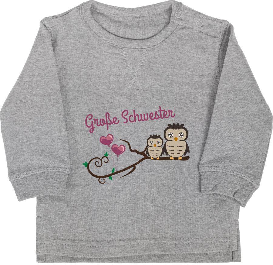 Shirtracer Große Schwester süße Eulen Shirts & Mehr Shirtracer