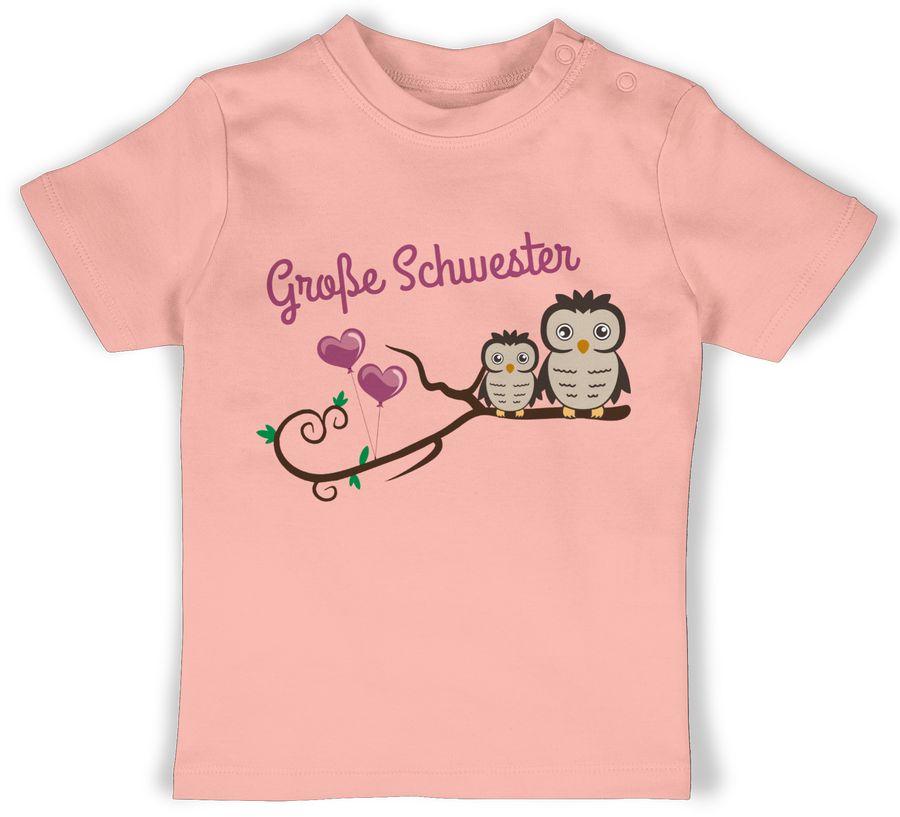 Shirtracer Große Schwester süße Eulen Shirts & Mehr Shirtracer