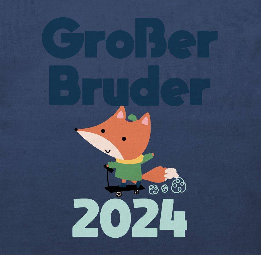 Shirtracer Großer Bruder 2024 Fuchs Shirts & Mehr Shirtracer