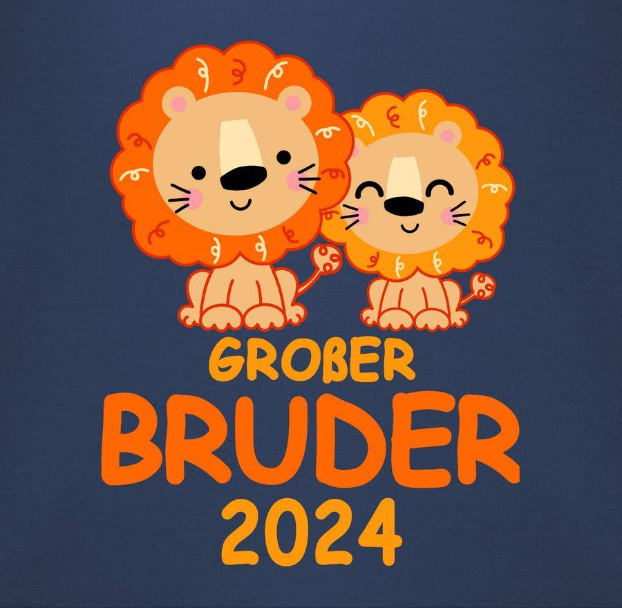 Shirtracer Großer Bruder 2024 Mit Löwen: Tshirt Gym Bag Shirtracer
