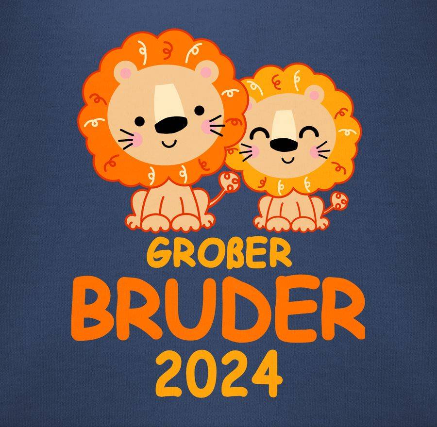 Shirtracer Großer Bruder 2024 Mit Löwen: Tshirt Gym Bag Shirtracer