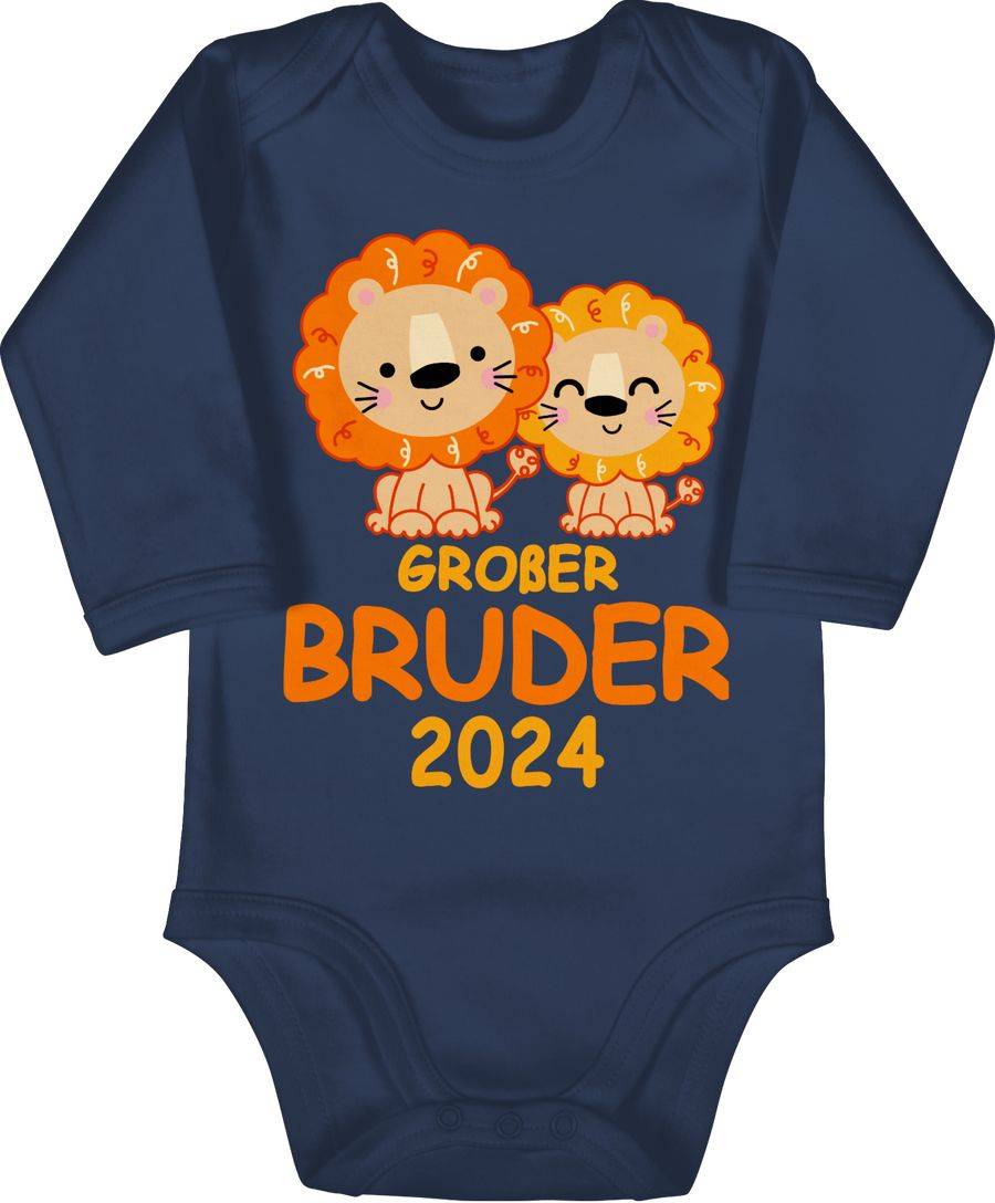 Shirtracer Großer Bruder 2024 mit Löwen: Tshirt Gym Bag Shirtracer