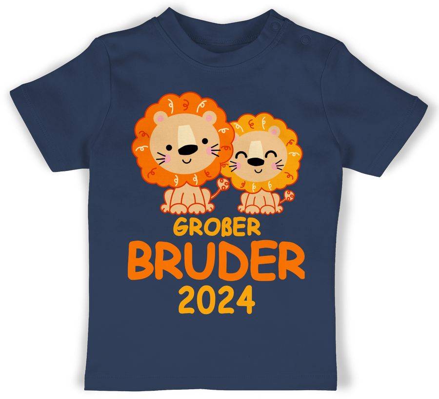 Shirtracer Großer Bruder 2024 mit Löwen: Tshirt Gym Bag Shirtracer