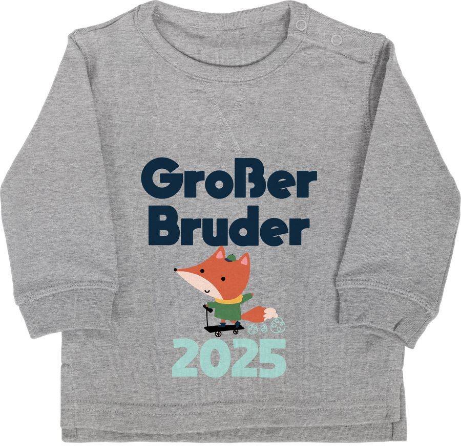 Shirtracer Großer Bruder 2025 Fuchs: Tshirt Turnbeutel Shirtracer