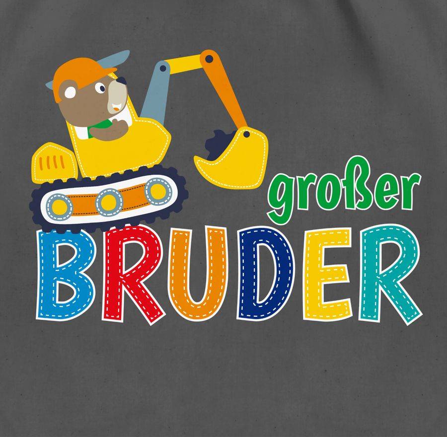 Shirtracer Großer Bruder Bagger: T-Shirt Gym Bag Shirtracer