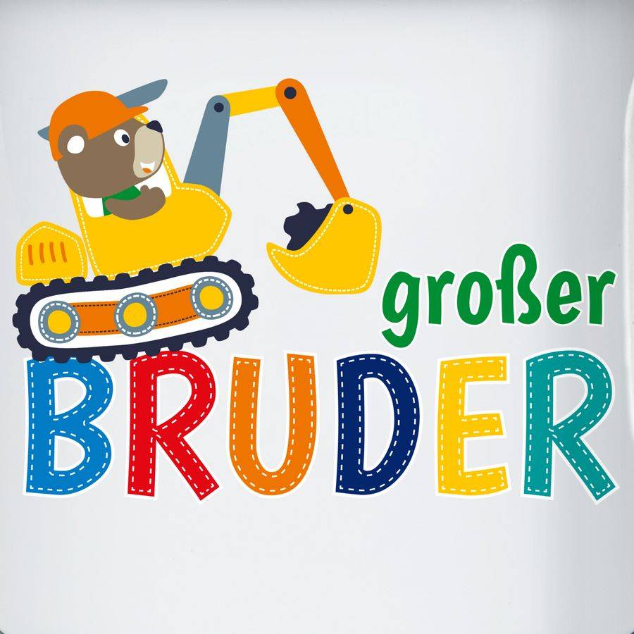 Shirtracer Großer Bruder Bagger: T-Shirt Gym Bag Shirtracer