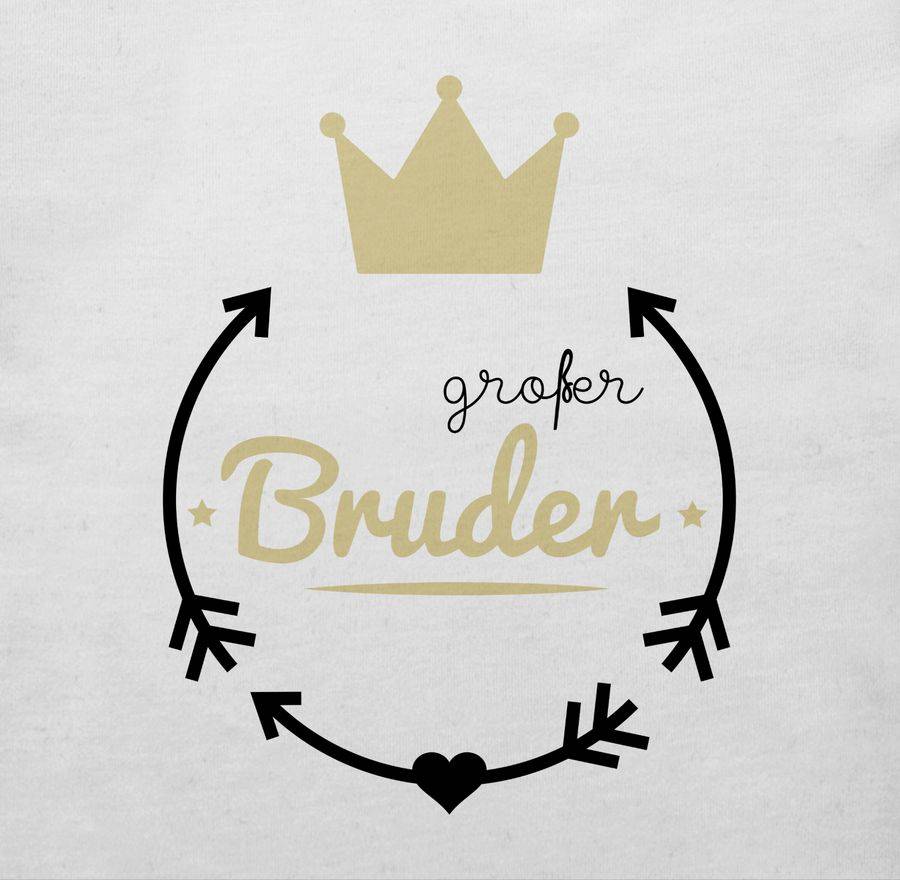 Shirtracer Großer Bruder - Krone Shirts & Mehr Shirtracer