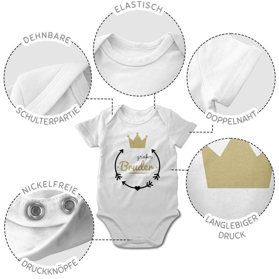 Shirtracer Großer Bruder - Krone Shirts & Mehr Shirtracer