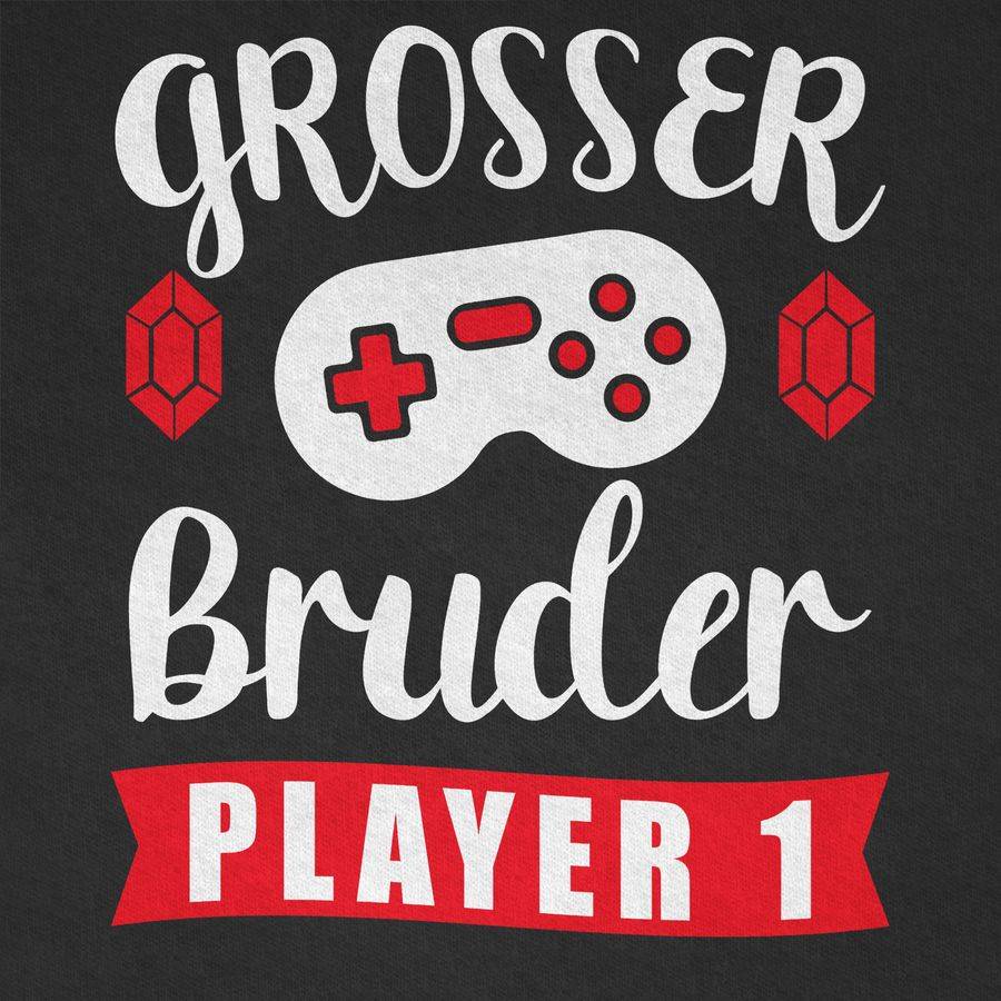 Shirtracer Großer Bruder - Player 1 Shirts & Mehr Shirtracer