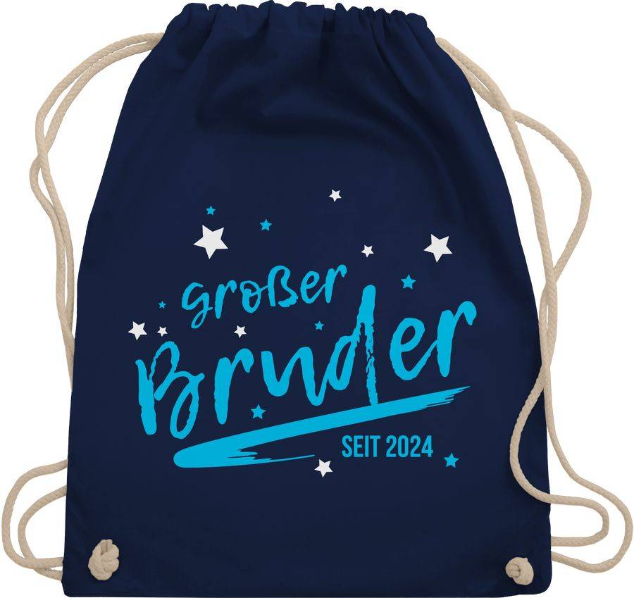Shirtracer Großer Bruder seit 2024 Sterne: T-Shirt Gym Bag Shirtracer