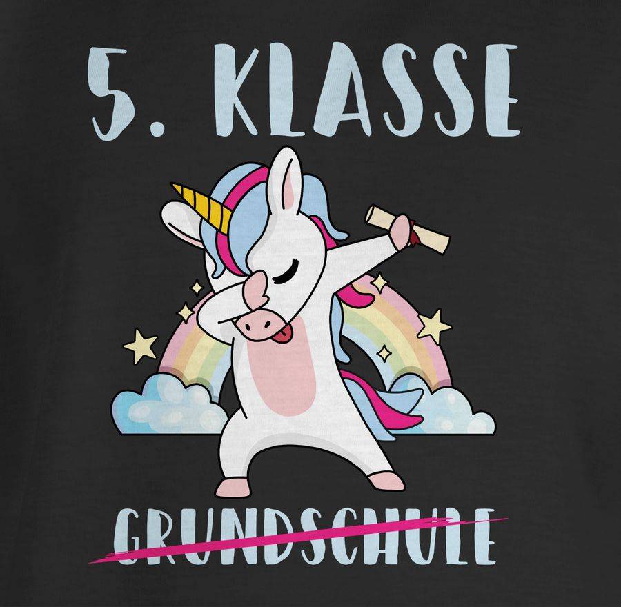 Shirtracer Grundschule 5. Klasse Einhorn: Tshirt Gym Bag Shirtracer