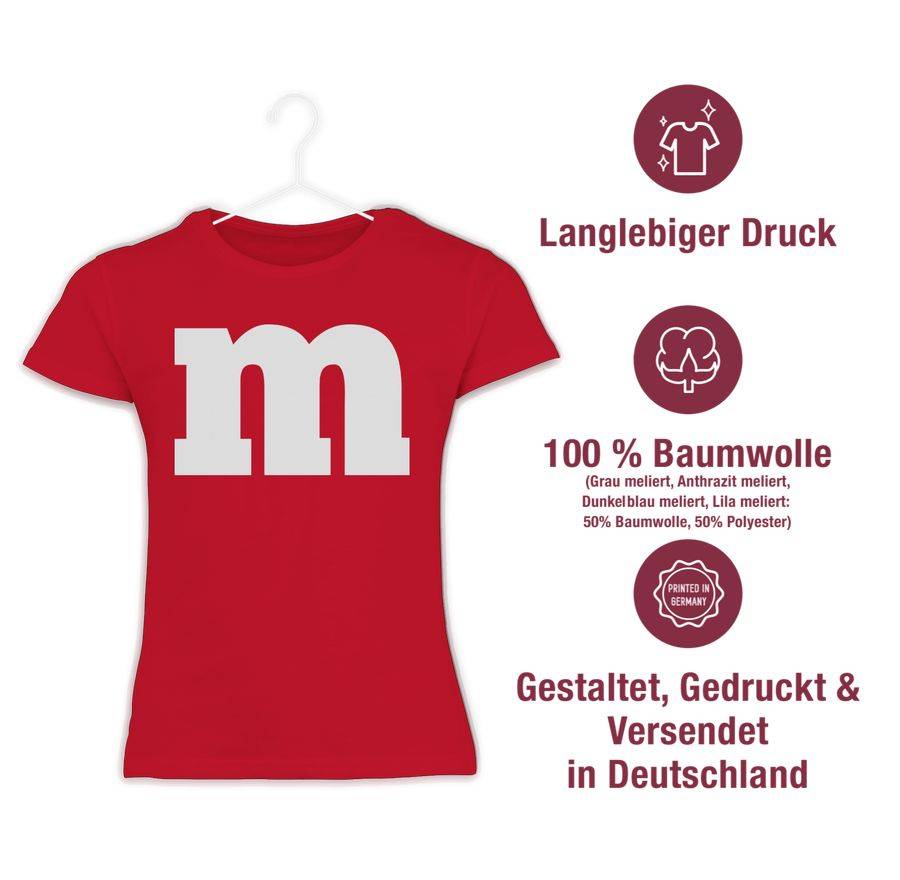 Shirtracer Gruppen-Kostüm M Aufdruck Shirts & Mehr Shirtracer